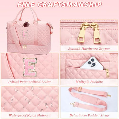 Personalized Gift Idea for Women Her Duffle Bag (Pink,E) - color: Pink, style: E