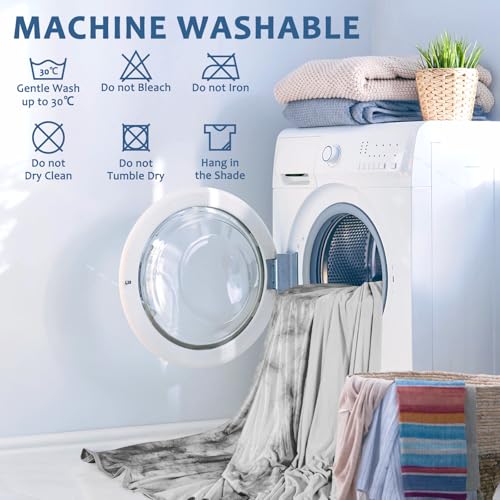Marchpower Arc-Chill Cooling Blanket for Hot Sleepers King Size Tie-Dye - color: Tie-dye Gray, size: King 90" X 108"