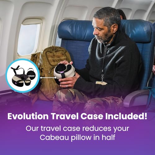 Cabeau TNE S3 Travel Neck Pillow, Berlin Grey - color: Berlin
