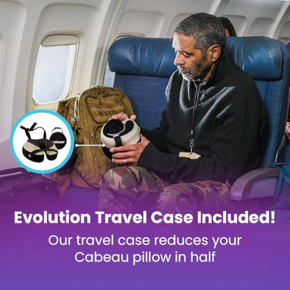 Cabeau TNE S3 Travel Neck Pillow, Berlin Grey - color: Berlin