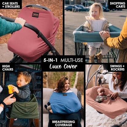 Milk Snob Original 5-in-1 Luxe Cover (Ash Rose) - color: Dark Pink