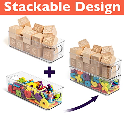 ClearSpace Plastic Pantry Organization and Food Storage Bin, 8 Pack - size: 8 Pack