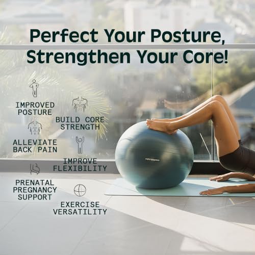 Retrospec Retrospec Luna Exercise Ball - color: Turquoise