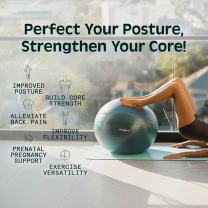 Retrospec Retrospec Luna Exercise Ball - color: Turquoise