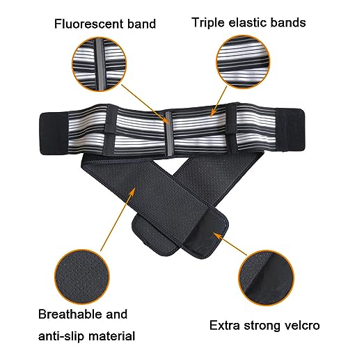 Paskyee Sciatica Belt, Sacroiliac Hip Band for Men Women - Sciatic, Lower Back, Si Joint, Pelvic pain Relief Regular - size: Regular ( Hip Size 30"-47")