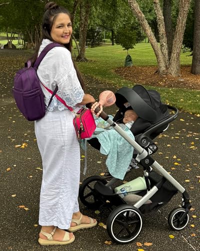 Sarah Wells Fifi Mini Breast Pump Backpack (Purple) - color: Purple