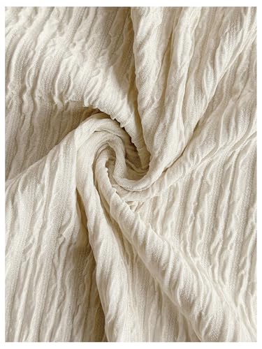OYOANGLE Women's Maternity Bow Back Tank Top Textured Backless Crew Neck Y2K Pregnancy Summer Clothes - size: Medium