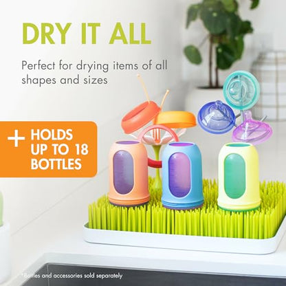 Boon Lawn Countertop Baby Bottle Drying Rack - Spring Green - 13.5x11x2.5 - size: 2 Count (Pack of 1)