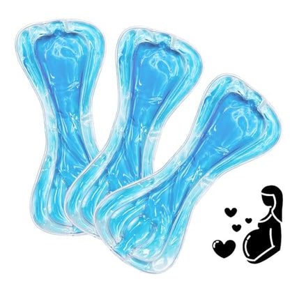 Postpartum Cold Pack, Perineal Cooling Pad Pregnancy & Hemorrhoid Pain Relief, Postpartum Ice Pack Pads (blue) - color: Blue (2 Ice Pack + 0 Fabric Cover)