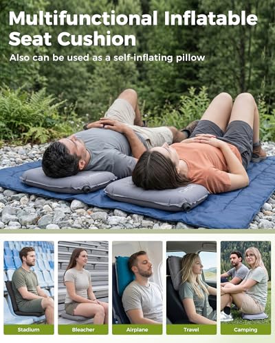ATEPA Inflatable Seat Cushion - color: 1 Pack - Blue