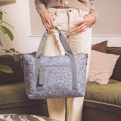 adidas All Me Tote Bag - color: Reptile Halo Silver-grey/Grey/3