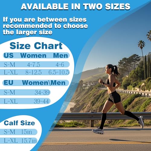 Compression Socks for Women Men,Graduated Circulation Compression Socks,Best Support for nurses Athletic - size: Small-Medium