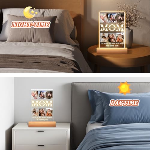 Custom Picture Frames, Personalized Gifts for Mom from Daughter Son - color: Style-06-Mom