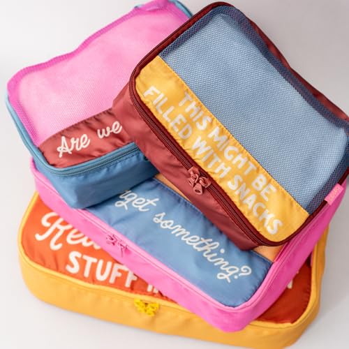 ban.do Packing Cube Set of 4, Really Important Stuff - color: Really Important Stuff