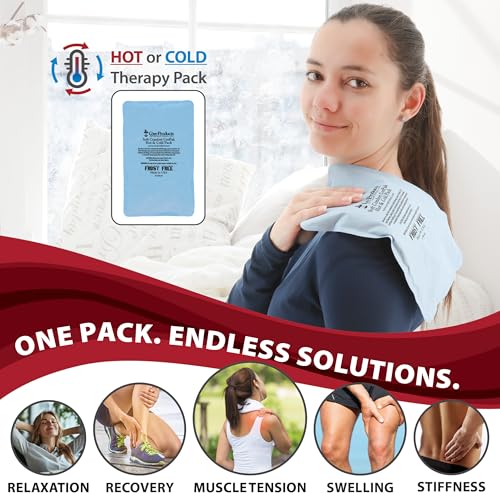 Reusable Hot & Cold Therapy Pack for Knee, Back & Shoulder Pain, Medium - size: Medium - 6 x 10 Inch