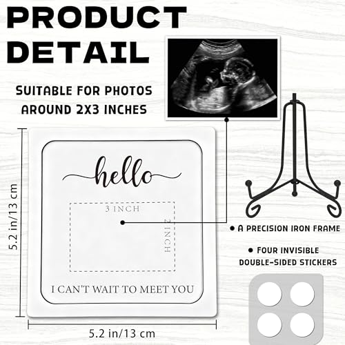 Pregnancy Announcement Gift For Aunt, Ultrasound Frame Commemorative Box - color: white26