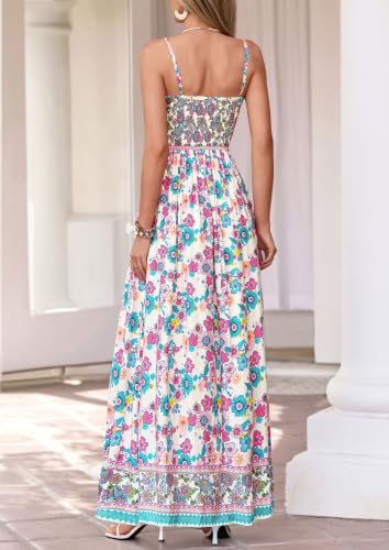 PRETTYGARDEN Summer Dresses for Women 2026 Beach Sun Dress - color: Pink, size: Medium