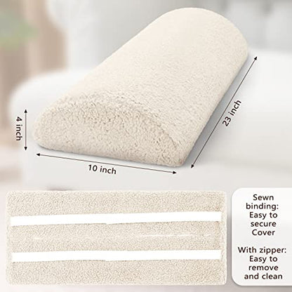 Wesiti Recliner Leg Rest Cushion Footrest Pillow Elevate Feet, Beige - color: Beige