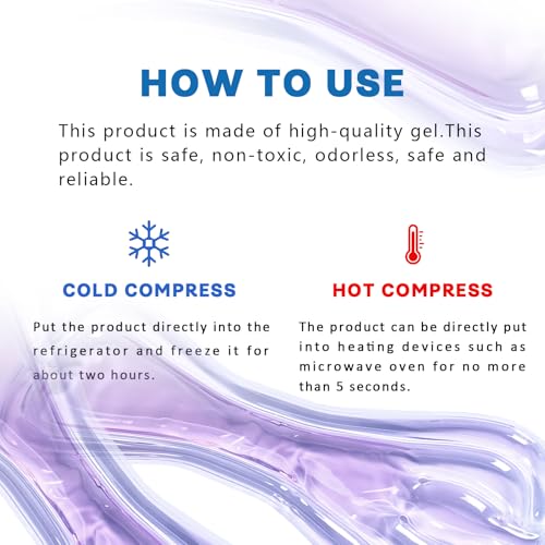 Perineal Cooling Pad, Postpartum Cold Packs Gel Bead Ice Pack Cold Therapy for Women After Pregnancy and Delivery (Purple) - color: Purple