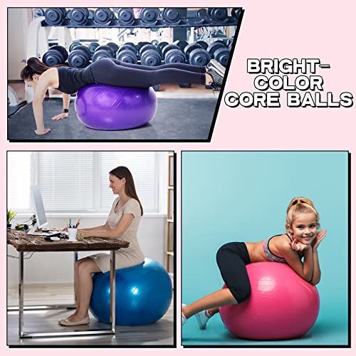Jerify 3 Pcs Yoga Ball with Pump and Plug for Pregnancy Pilates