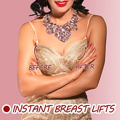Big Boob Tape Large Breasts, Plus Size Boobtape 6 inch Black - color: Black, size: 6 INCH
