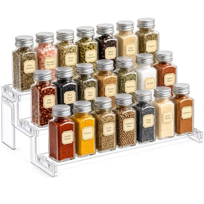 Lifewit 14″ Spice Rack, Perfume Cologne Stand, Tool-Free Assembly, 1 Pcs - color: Clear, size: 14″3-Tier,1 pc