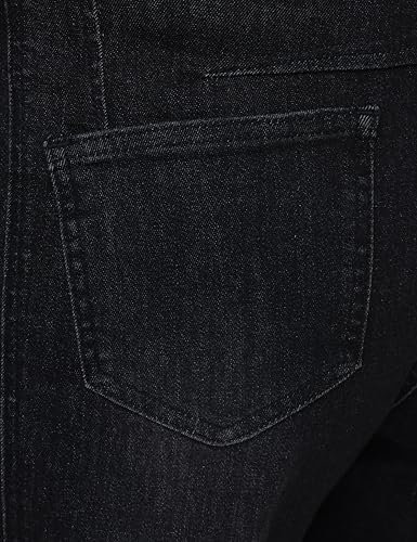 Maternity Barrel Jeans Wide Leg Denim Pants - color: Washed Black, size: X-Large