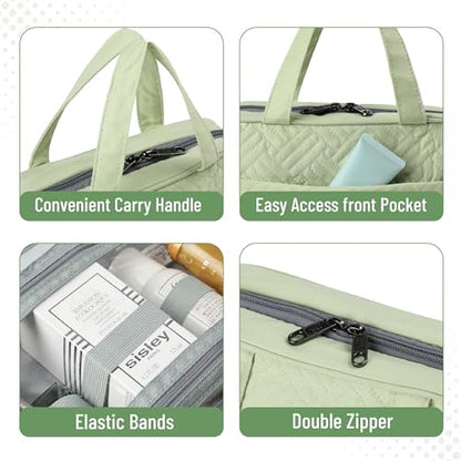 Travel Toiletry Bag Organizers, Green