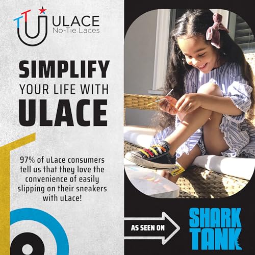U-Lace Kiddos No-Tie Shoelaces - Elastic Shoe Laces for Sneakers - 14 Laces - color: Medium Gray