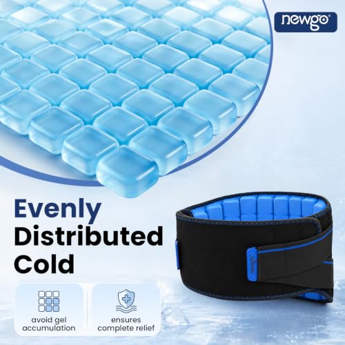 NEWGO Ice Pack for Lower Back Pain Relief, 2 Hours Long-Lasting - size: Ice Cube Pack