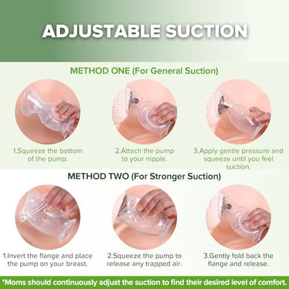 Haakaa Manual Silicone Breast Pump with Base 4oz/100ml+Lid (Blush), Gen.2 - color: Blush, size: 4 Ounce