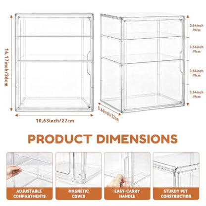 3‑Tier Clear Acrylic Baby Bottle Organizer