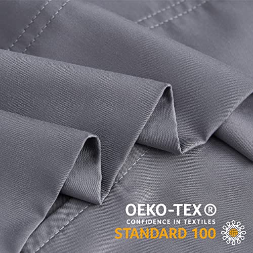 BEDELITE Cooling Pillow Cases for Hot Sleepers & Night Sweats, Rayon Derived from Bamboo, Grey Pillow Cases Queen Size Set of 4, Breathable and Silky Soft Envelope Pillowcases (20"x30") - color: Grey, size: 4 Pack Queen（20"X 30"）