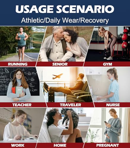 Breslatte Compression Socks for Women Men 15-20 mmHg - color: 3s4 3nude 3, size: Small-Medium