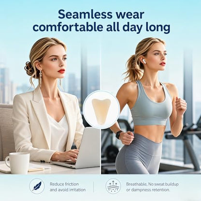 5-Pack Camel Concealer Toe for Women – Anti Camel Toe Underwear Insert, Reusable Silicone Cover Pad for Swimsuit, Yoga & Leggings, No-Bump Invisible Blocker