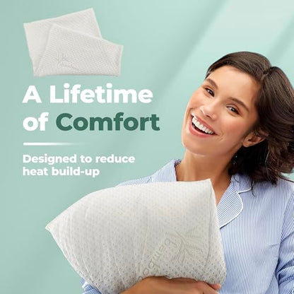 Snuggle-Pedic Pillow Covers - Zippered Body Pillow Protector (White, Kids) - size: Kids Body