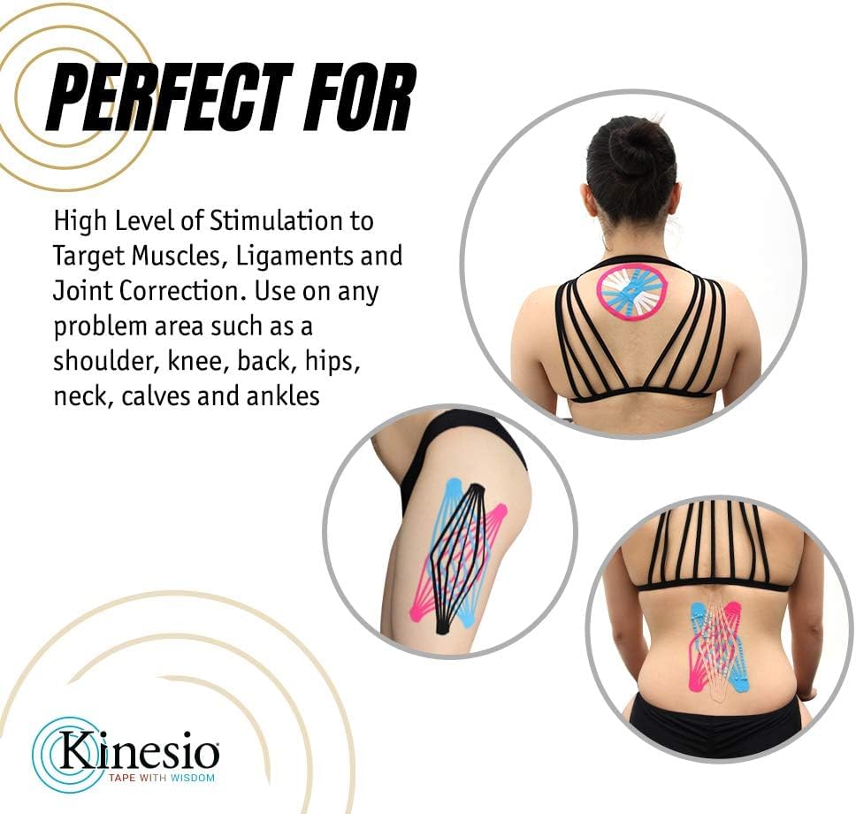 Kinesio Taping - Elastic Therapeutic Athletic Tape Tex Gold FP - Beige– 2 in. x 16.4 ft - 2 Pack