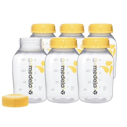 Medela 5oz Breast Milk Collection & Storage Bottles | 6 Ct - size: 6 Count (Pack of 1), style: Storage Bottles