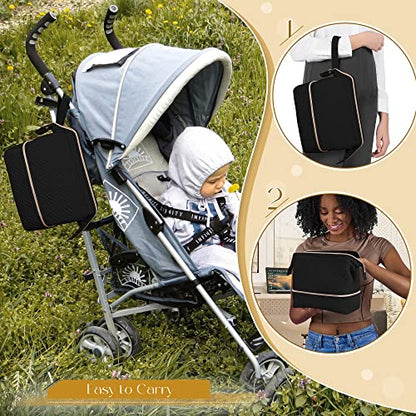 Fasrom Wearable Breast Pump Bag Compatible with Eufy, Medela & Elvie Pumps - color: Black