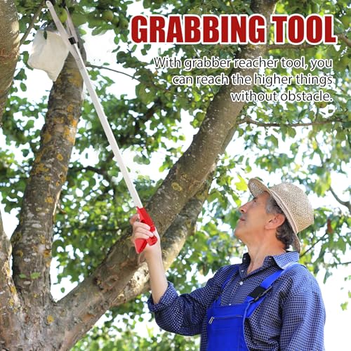 Sabary 5 Pack Suction Cup Grabber Reacher Tool Trash Picker,Red,35inch - color: Red, size: 35 Inch