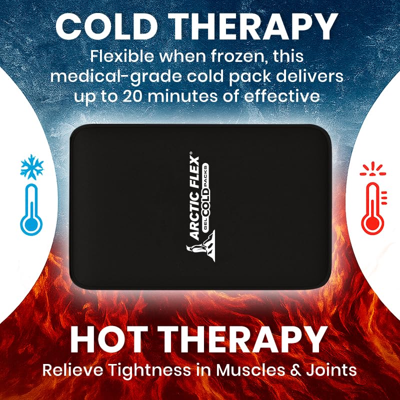 Arctic Flex XL Large Ice Packs for Injury Reusable (17" x 12") Durable Gel
