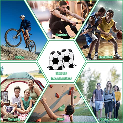 12 Pack Drawstring Backpack Soccer Drawstring Bag, 17 x 13.4 in - style: Soccer
