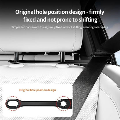 MAXDOOL 2PCS Car Seat Belt Guides Convenient - color: Black