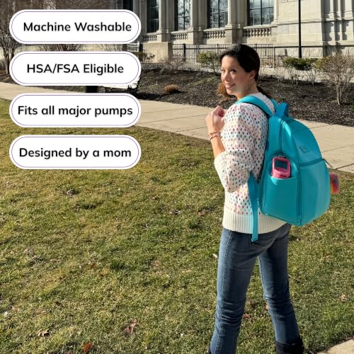 Sarah Wells Fiona Breast Pump Backpack (Sky) - color: Sky