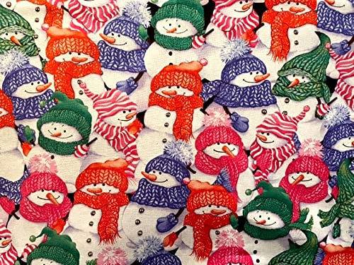 'NUGGLEBUDDY NEW! Microwavable Moist Heat & Aromatherapy Organic Rice Pack. Darling Bright & Cheery Snowman Fabric. Sweet Lavender Aromatherapy!