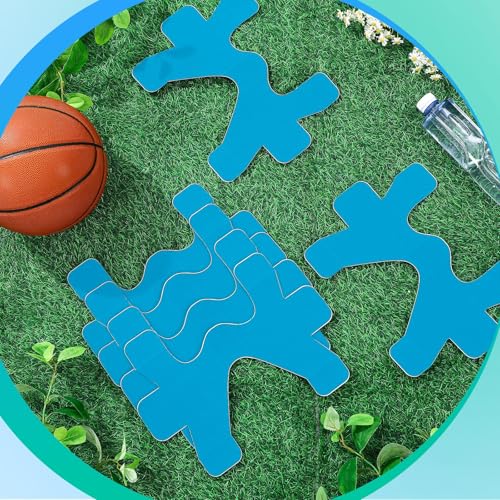 16 Pcs Precut Kinesiology Ankle Tape, Athletic Tape,Blue - color: Blue