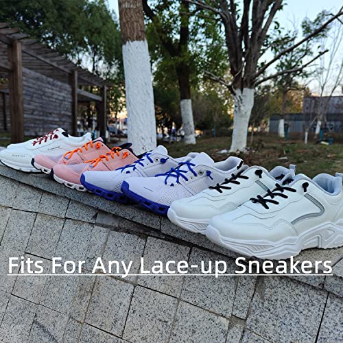 3 Pairs Elastic No Tie Shoe Laces, Stretch Bungee Laces - color: Black+white+gray