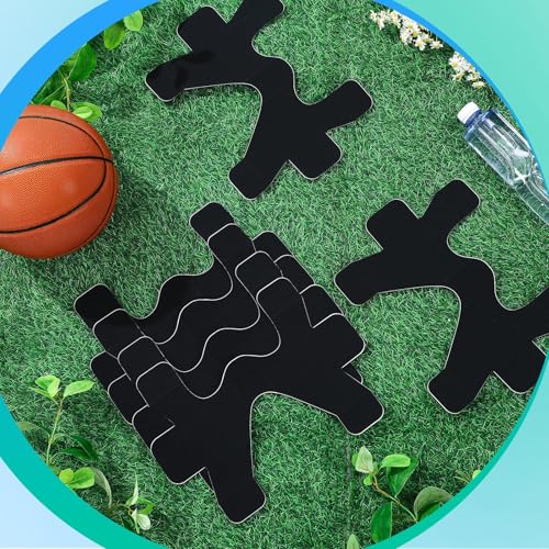 16 Pcs Precut Kinesiology Ankle Tape, Athletic Tape,Black - color: Black
