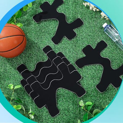16 Pcs Precut Kinesiology Ankle Tape, Athletic Tape,Black - color: Black