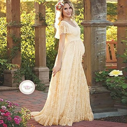 IWEMEK womens Ball Gown - color: Yellow, size: Medium
